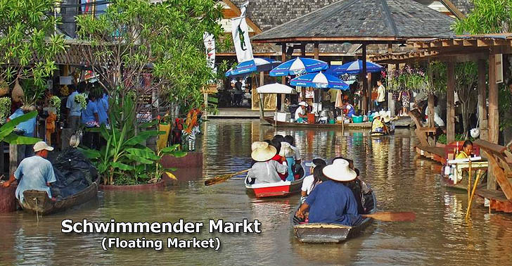 Schwimmender Markt Pattaya
